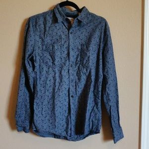 patterned dress shirt